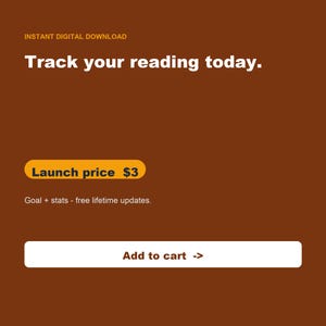 Reading Log Spreadsheet, Book Tracker, Reading Journal (Google Sheets Excel) image 9
