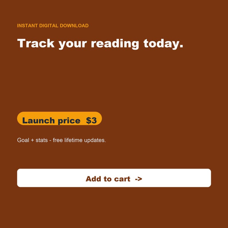 Reading Log Spreadsheet, Book Tracker, Reading Journal (Google Sheets Excel) image 9