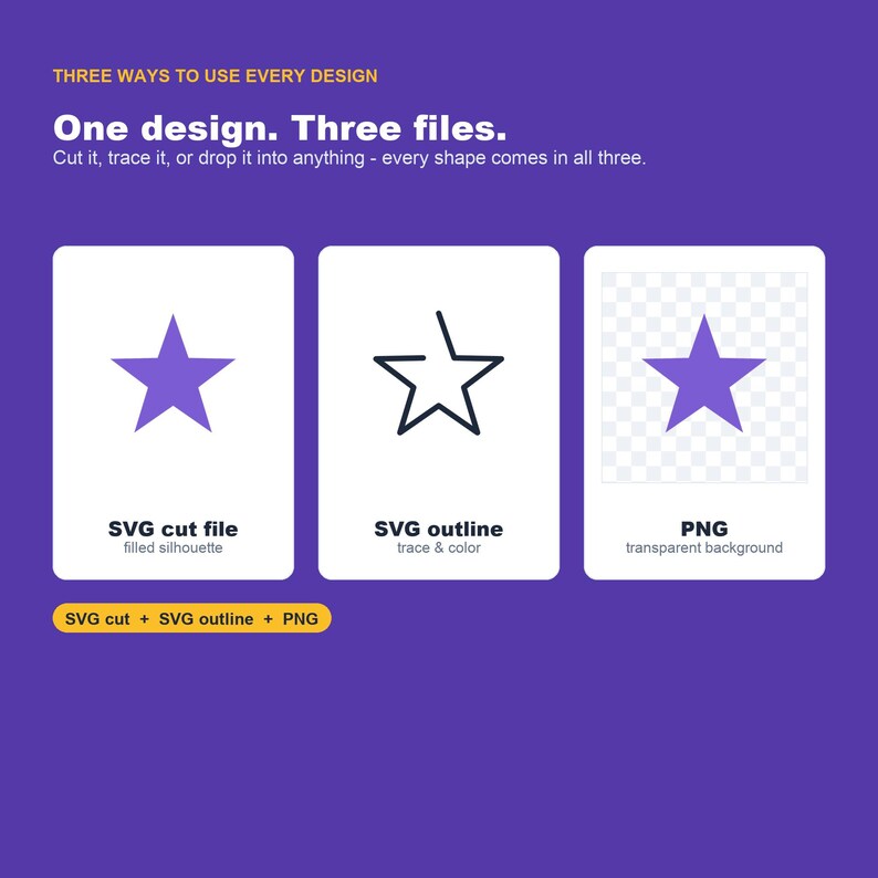 Paquete de archivos SVG para aprender formas geométricas, 26 diseños geométricos (SVG, PNG) imagen 4