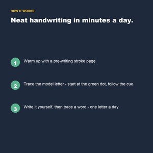 Handwriting Practice Worksheets, Letters, Numbers, Sentences (Digital Download) image 9