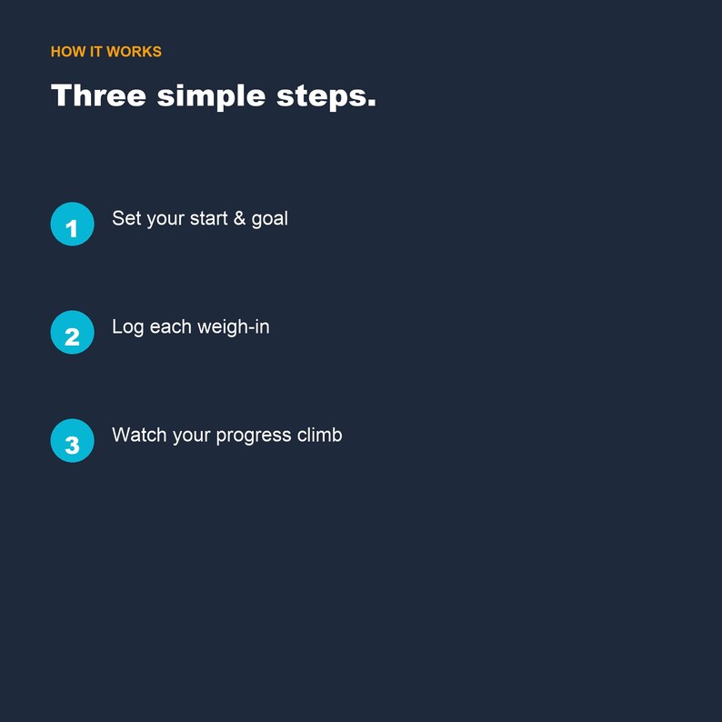 Weight Loss Tracker Spreadsheet, Progress Chart (Google Sheets, Excel) image 6