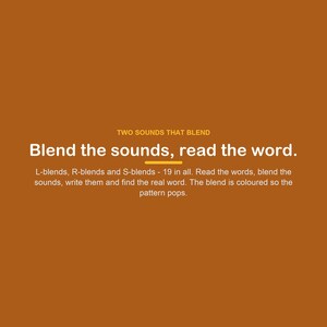 Consonant Blends Worksheets, L R S Phonics Practice (Digital Download) image 2
