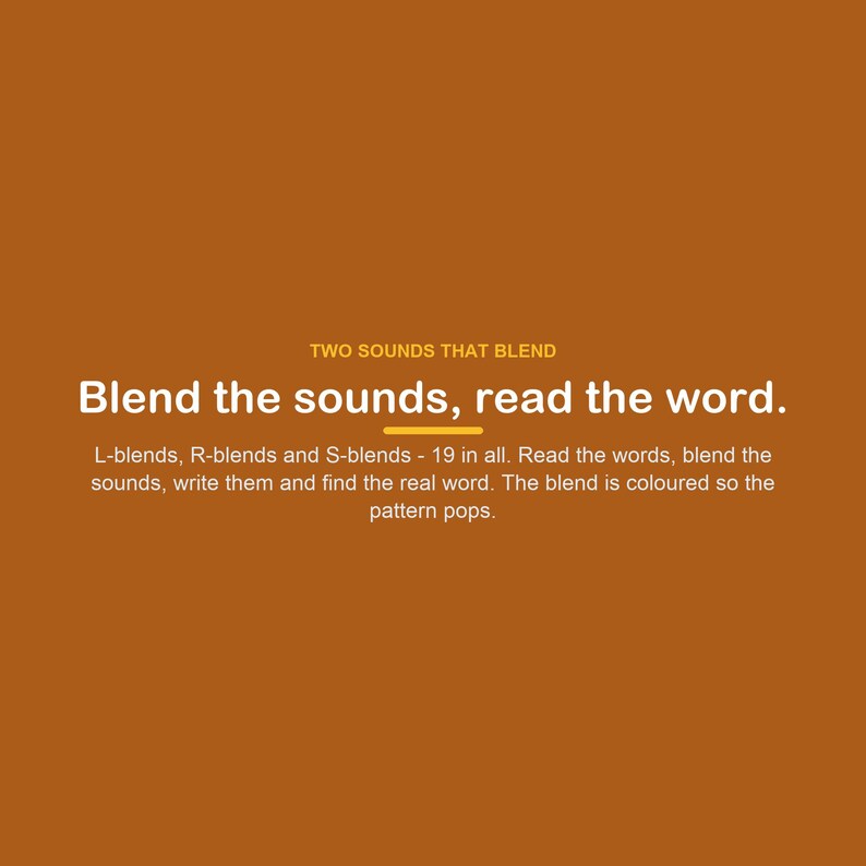 Consonant Blends Worksheets, L R S Phonics Practice (Digital Download) image 2
