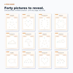 Connect the Dots-afdrukbare pagina's, tellen, ABC, tellen overslaan (pdf-download) afbeelding 4