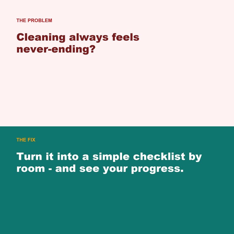 Home Cleaning Schedule Tracker, Chore Planner (Google Sheets Excel) image 2