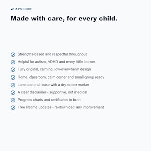 Autism ADHD Visual Support Bundle, Feelings Social Skills SEL Printables (Ages 3-10) image 8