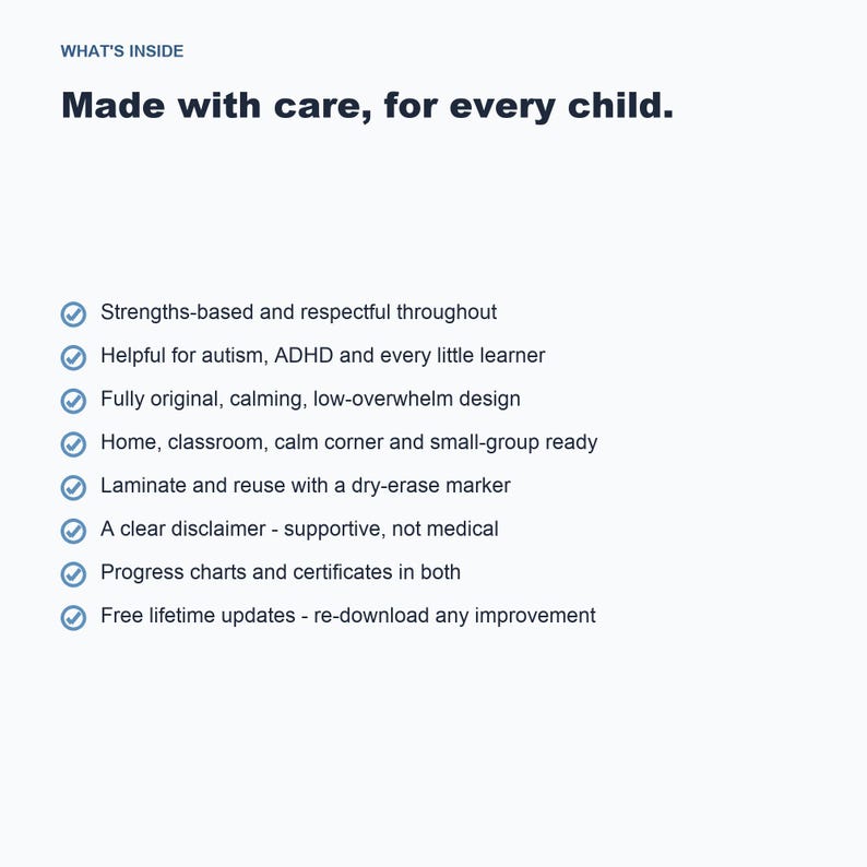 Autism ADHD Visual Support Bundle, Feelings Social Skills SEL Printables (Ages 3-10) image 8