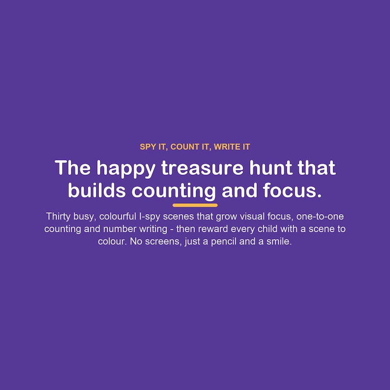 I Spy Count Activity Book, 30 Search Find Pages, Preschool Toddler Learning (PDF Download) image 2
