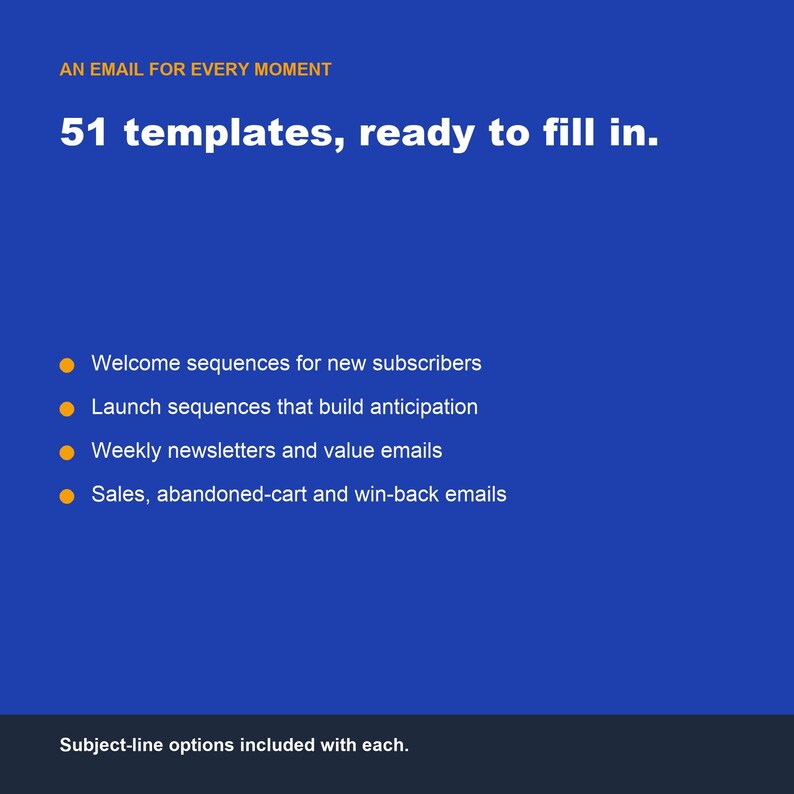 50+ Email Templates for Creators, Welcome Launch Newsletter (Digital Download) image 3