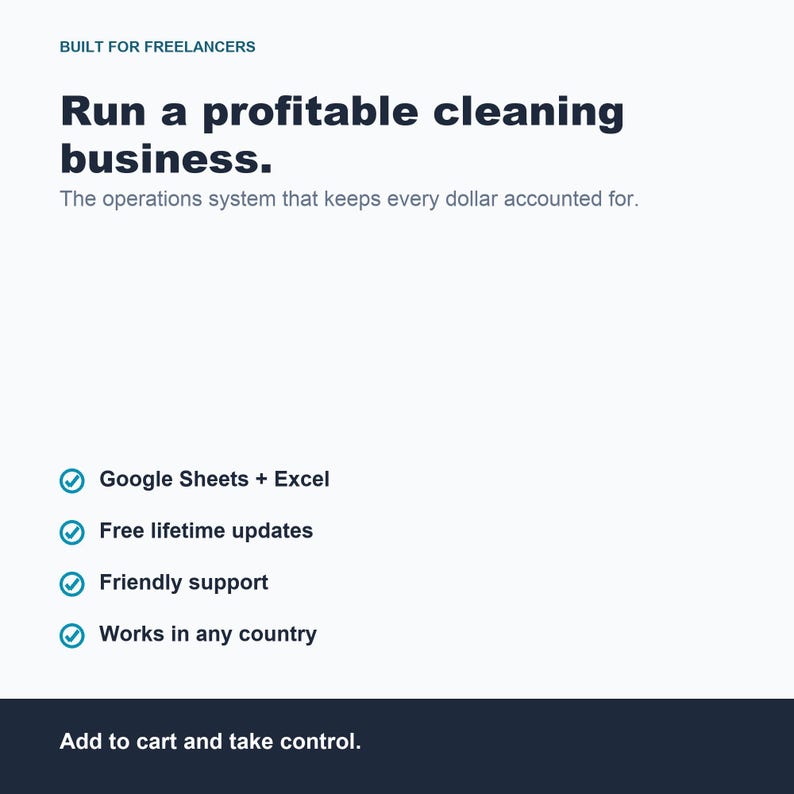Cleaning Business Spreadsheet, Client Schedule Invoice & Expense Tracker, Google Sheets Excel, Service Business Manager image 8