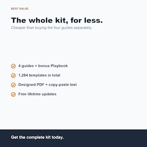 Creator Content Kit: Viral Hooks, Captions, Prompts, Email Templates (Digital Download) image 8