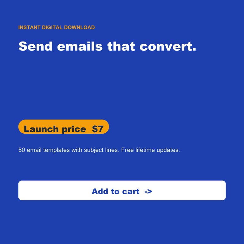 50+ Email Templates for Creators, Welcome Launch Newsletter (Digital Download) image 9