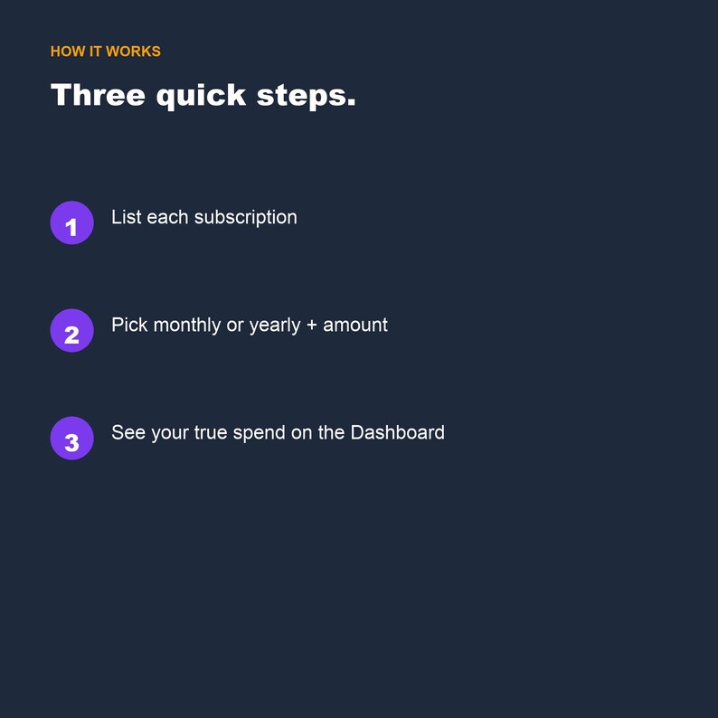 Subscription Tracker Spreadsheet, Monthly Expense Manager (Google Sheets, Excel) image 6
