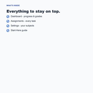 Agenda per studenti, strumento di monitoraggio dell'istruzione domiciliare, foglio di calcolo per la valutazione dei compiti (Fogli Google Excel) immagine 5