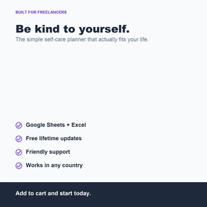 Planificador de autocuidado, registro de estado de ánimo y sueño, diario de hábitos (Google Sheets y Excel) imagen 8