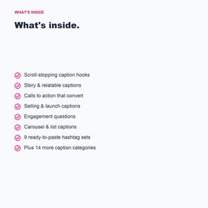 500 plantillas de subtítulos y hashtags para Instagram para creadores (descarga digital) imagen 5