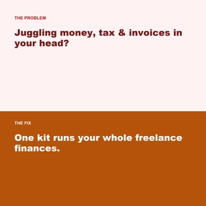 Freelancer financiële bundel, budget, belasting, factuurtracker (Excel, Google Spreadsheets) afbeelding 2