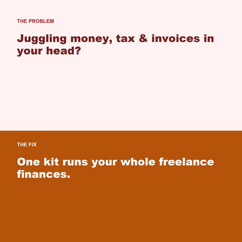 Freelancer financiële bundel, budget, belasting, factuurtracker (Excel, Google Spreadsheets) afbeelding 2