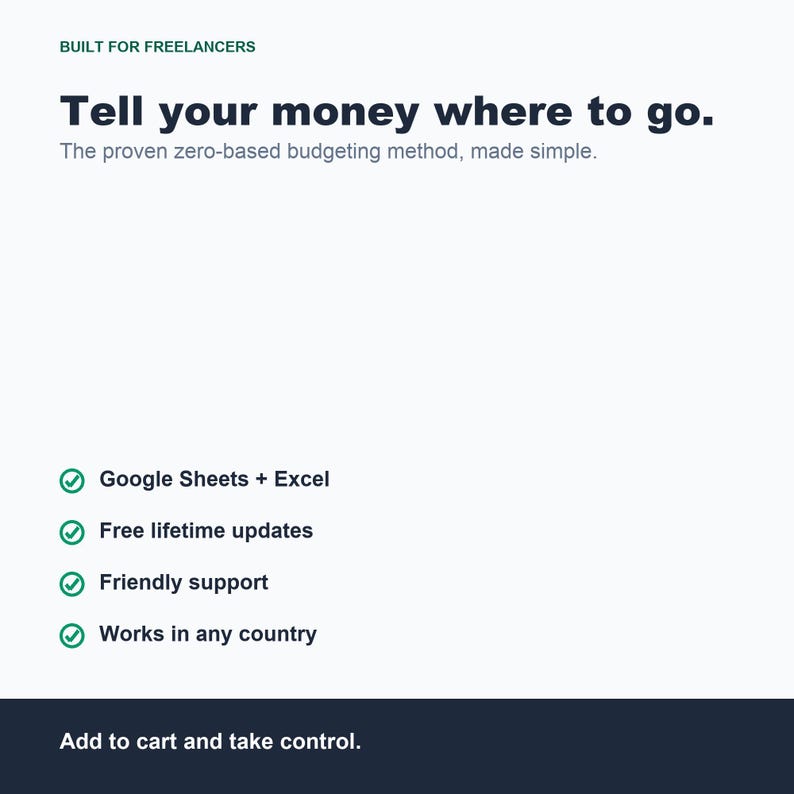 Zero Based Budget Spreadsheet, Monthly Paycheck Planner (Google Sheets, Excel) image 8