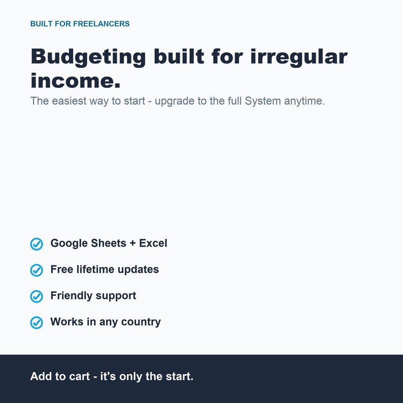 Freelancer Budget Spreadsheet, Expense Tracker, Tax Set-Aside (Google Sheets, Excel) image 8