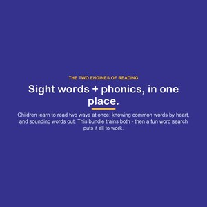 Learn to Read Bundle: Sight Words, Phonics, Word Search (PDF) image 2