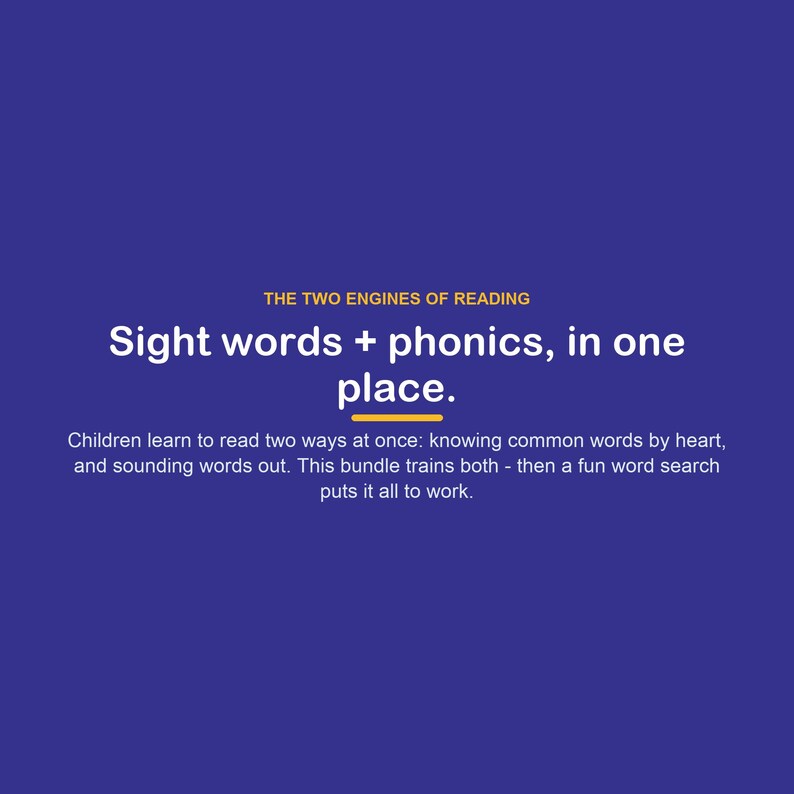 Learn to Read Bundle: Sight Words, Phonics, Word Search (PDF) image 2