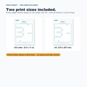 Do-A-Dot Printables, 50 Pages Alphabet, Numbers, Shapes, Colors (Digital Download) image 8
