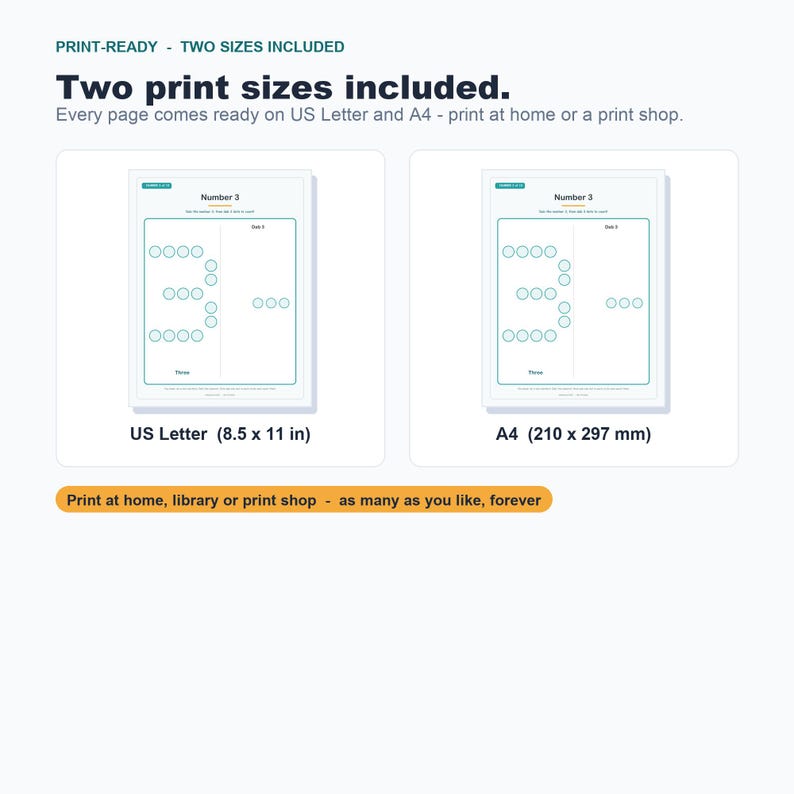 Do-A-Dot Printables, 50 Pages Alphabet, Numbers, Shapes, Colors (Digital Download) image 8