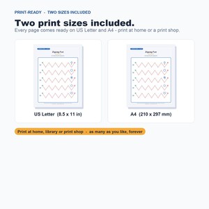 Printables schaarvaardigheden, 40 oefenpagina's voor knippen, fijne motoriek voor de kleuterschool (pdf) afbeelding 8