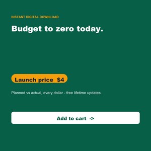 Zero Based Budget Spreadsheet, Monthly Paycheck Planner (Google Sheets, Excel) image 9