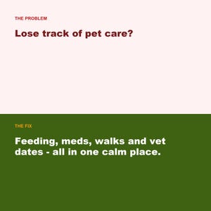 Pet Care Tracker, Daily Routine Log, Health & Costs (Google Sheets, Excel) image 2