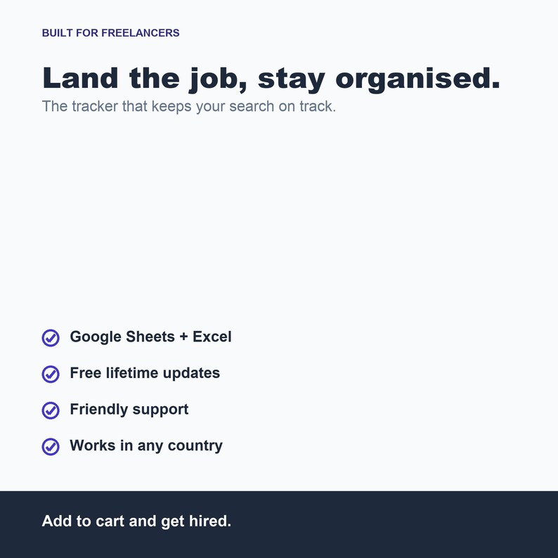 Foglio di calcolo per il monitoraggio delle candidature, strumento per organizzare la ricerca di lavoro (Fogli Google, Excel) immagine 8