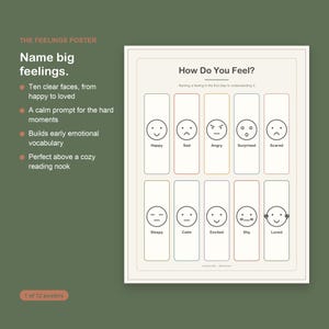 Montessori Boho Alphabet Numbers Learning Posters Set (Digital Download) image 7