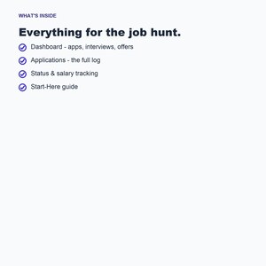 Foglio di calcolo per il monitoraggio delle candidature, strumento per organizzare la ricerca di lavoro (Fogli Google, Excel) immagine 5