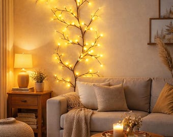 Outdoor Solar Vine String Lights 96 LEDs Waterproof Fairy Lights Garden Decor