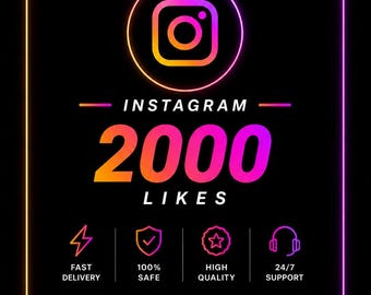 2000 Instagram-gillamarkeringar | Snabb leverans, verklig engagemangsökning