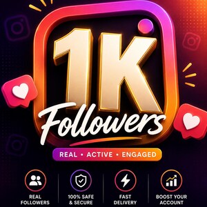 1000 Instagram Followers Boost - Increase Social Media Reach & Visibility