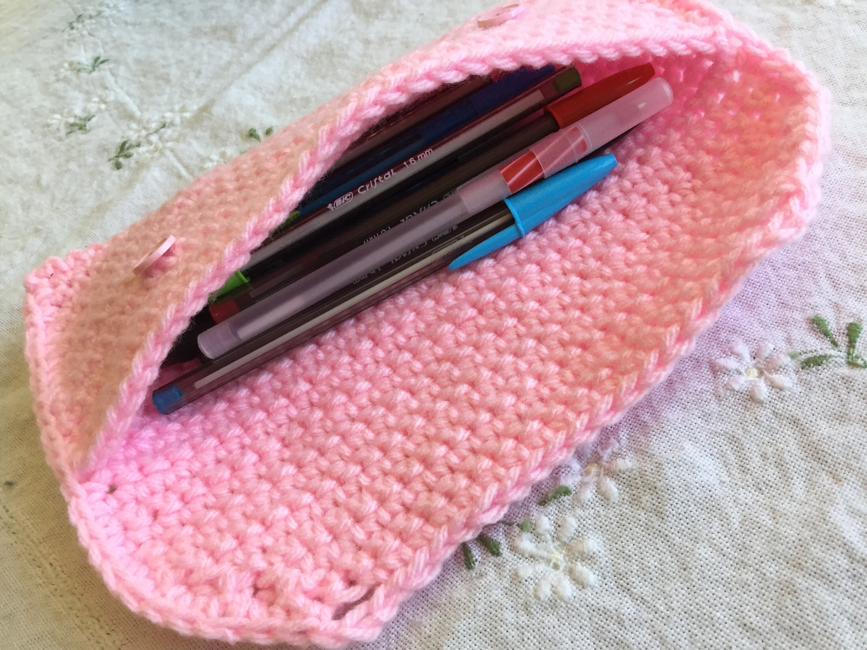 Light Pink Pencil Pouch READY TO SHIP Baby Pink Pencil Bag Etsy