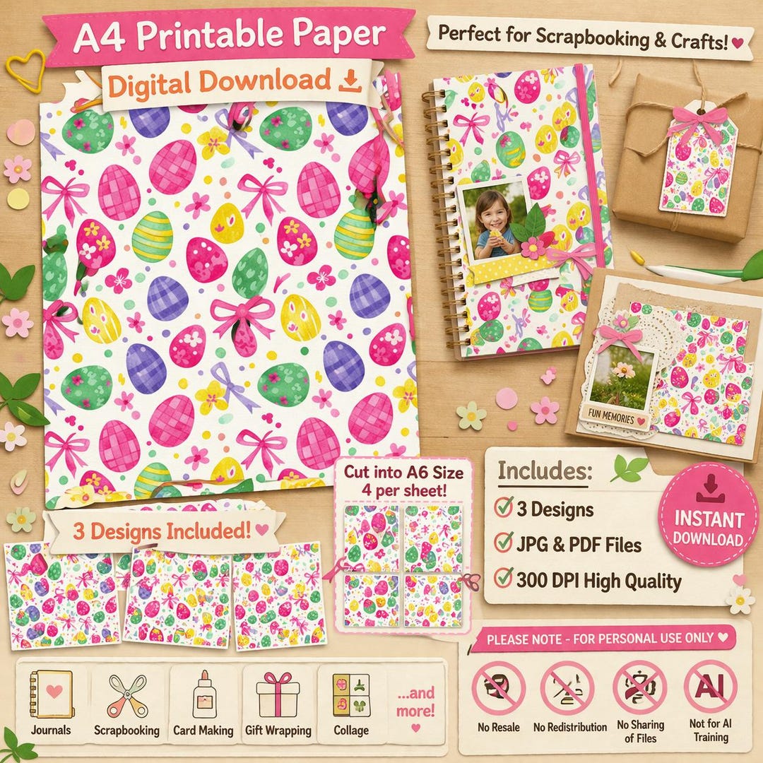A4 Printable Paper digital Download - Etsy