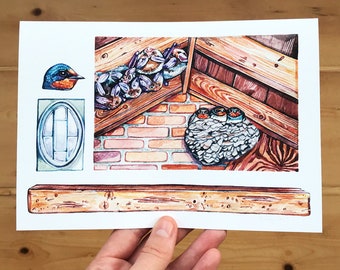 Attic A5 Print