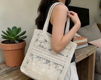 Chic dual-carry tote bag (shoulder or hand-held)