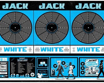 Jack White Toronto Concert Poster 2026 RBC Amphitheatre