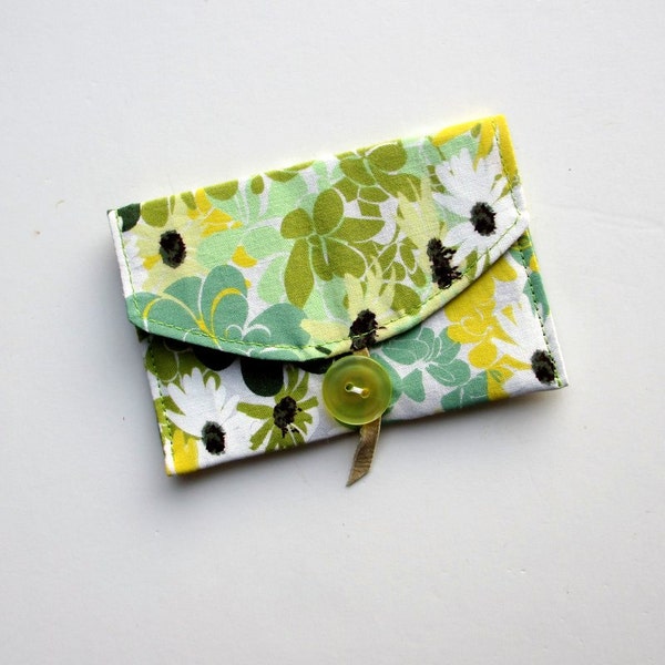 Business Card Case,  Business Card Holder, Fabric Wallet