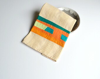 Kitchen Towel, Orange Towel, Modern Kitchen, Southwestern Kitchen, Modern Dish Towel