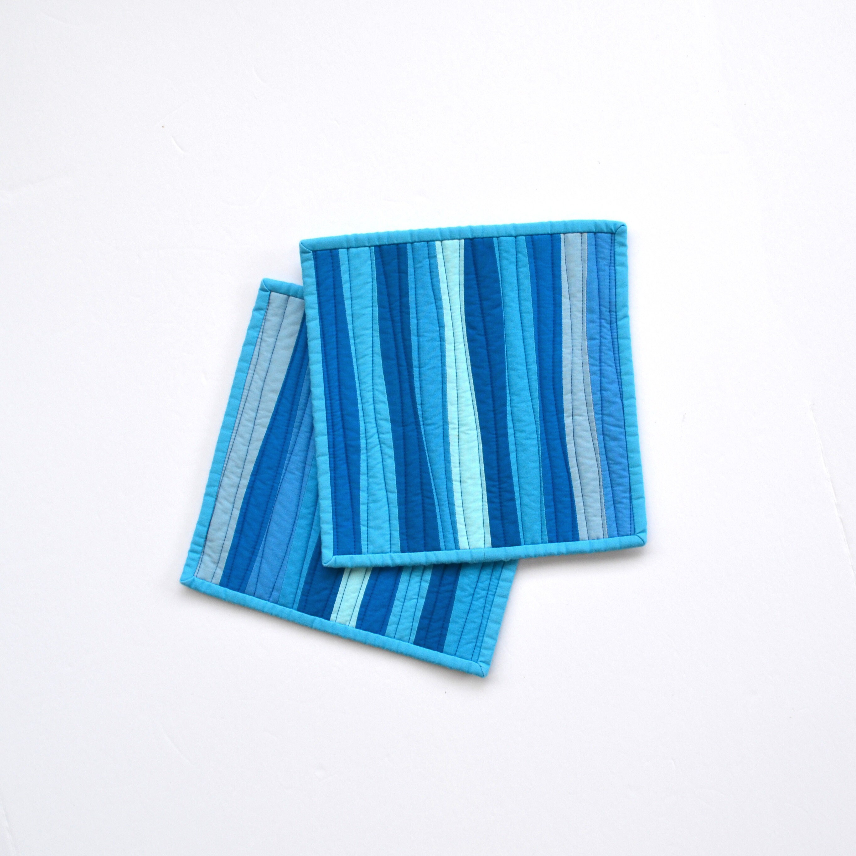 Blue Pot Holders Pot Holders Modern Kitchen Decor Modern Etsy