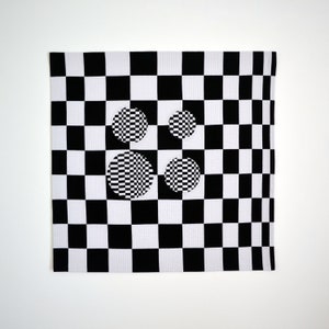Geometric Quilt, Optical Illusion Quilt, Black & Grey Quilt, Optical Illusion, Modern Quilt