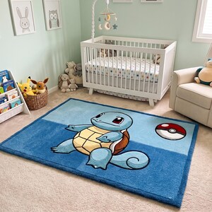 Squirtle Tuft Rug - Etsy