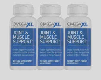 3pack Omega XL 300, softgel Green-Lipped Mussel Oil