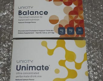 combo pack of unicity Balance (30 sachet)+ Unimate lemon (30 SACHETS)