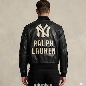 Polo ralph lauren leather jacket - Etsy 日本